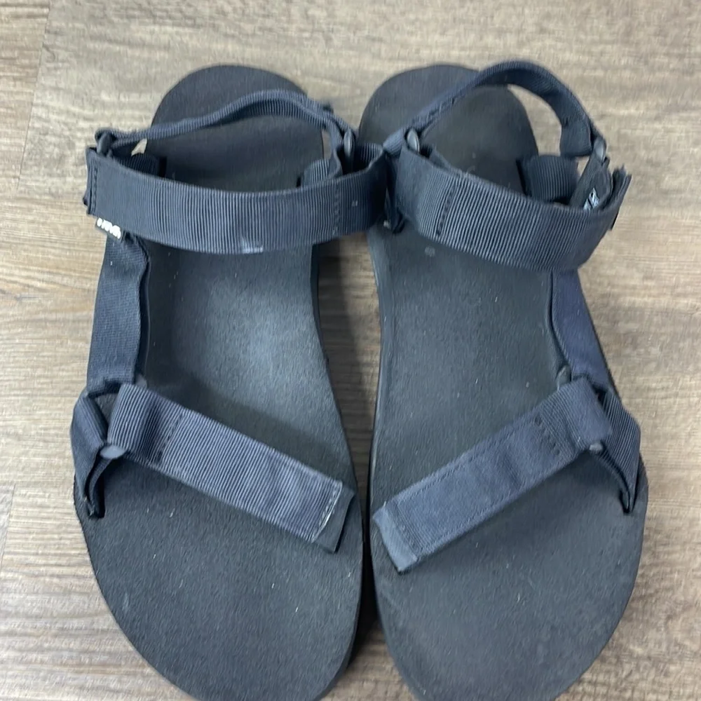 Teva Mens Original Universal Mush Black Sandals Shoes 1004754, size 11